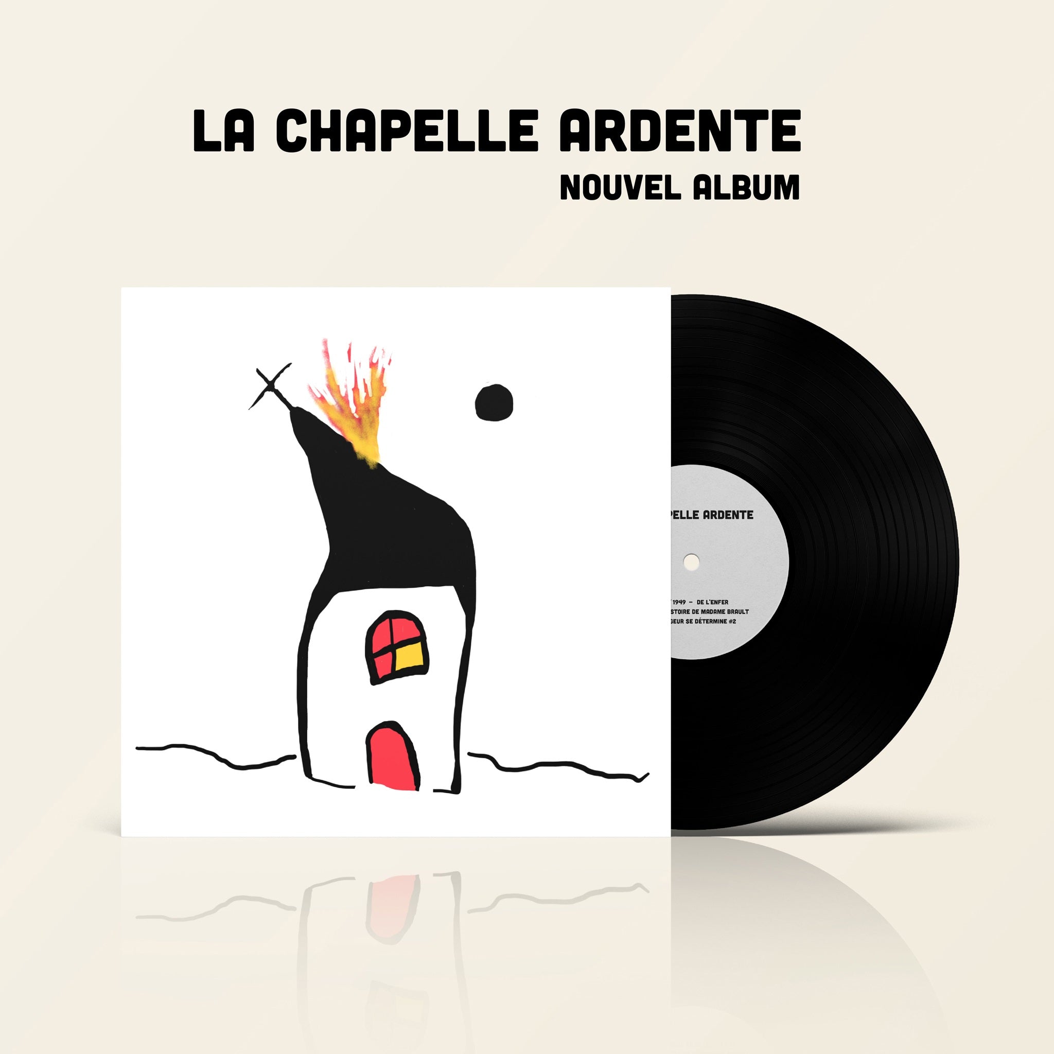VINYLE - Michel Faubert et Bernard Falaise - La chapelle ardente - TRILP7436