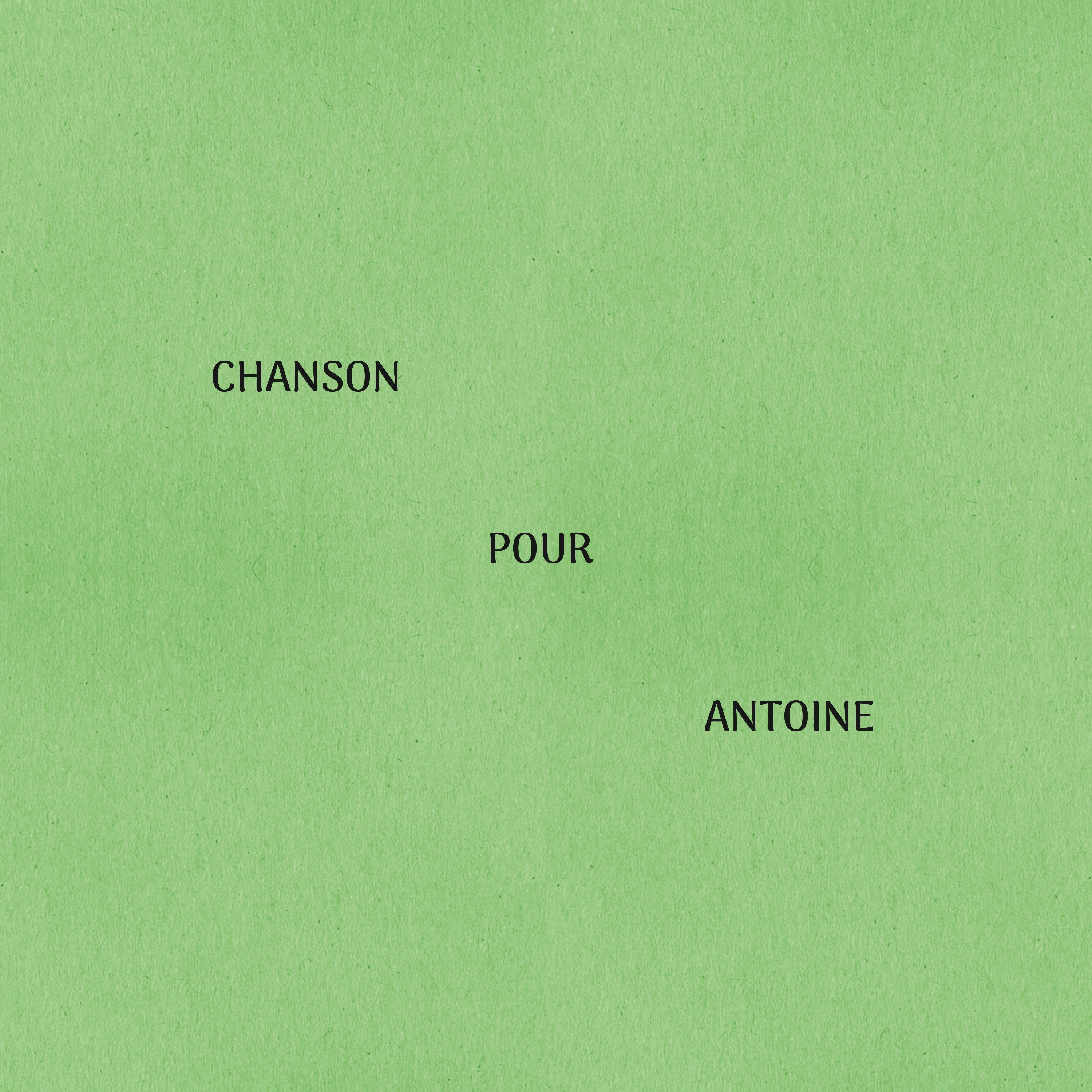 NUMÉRIQUE - Nicolas Gémus - Chanson pour Antoine - TRICD7457
