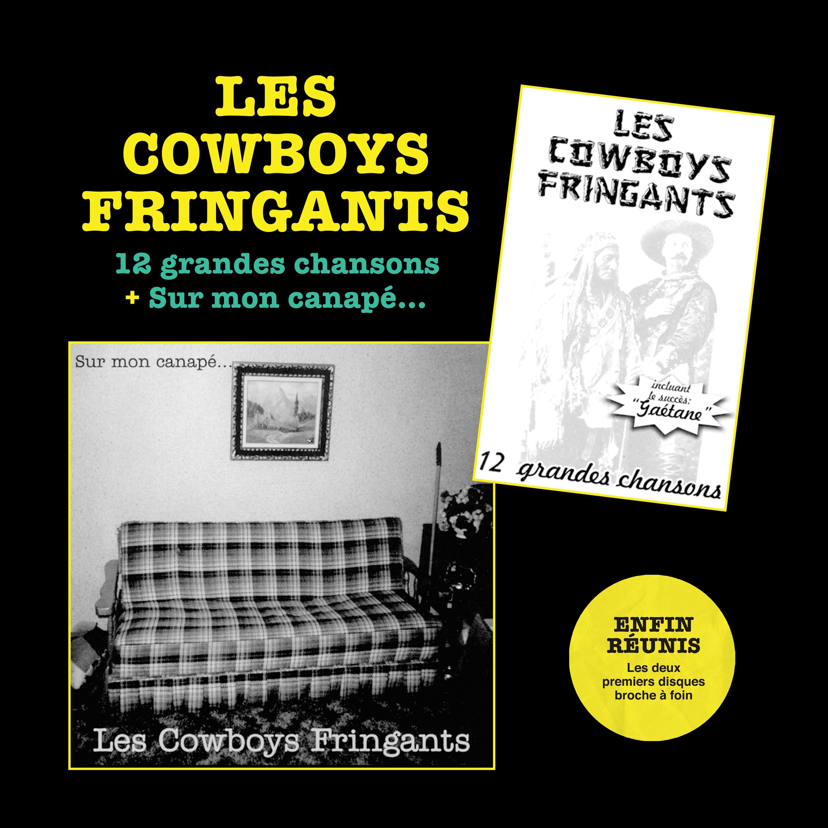 VINYLE – Les Cowboys Fringants – Enfin réunis: 12 grandes chansons et Sur mon canapé - TRILP1639