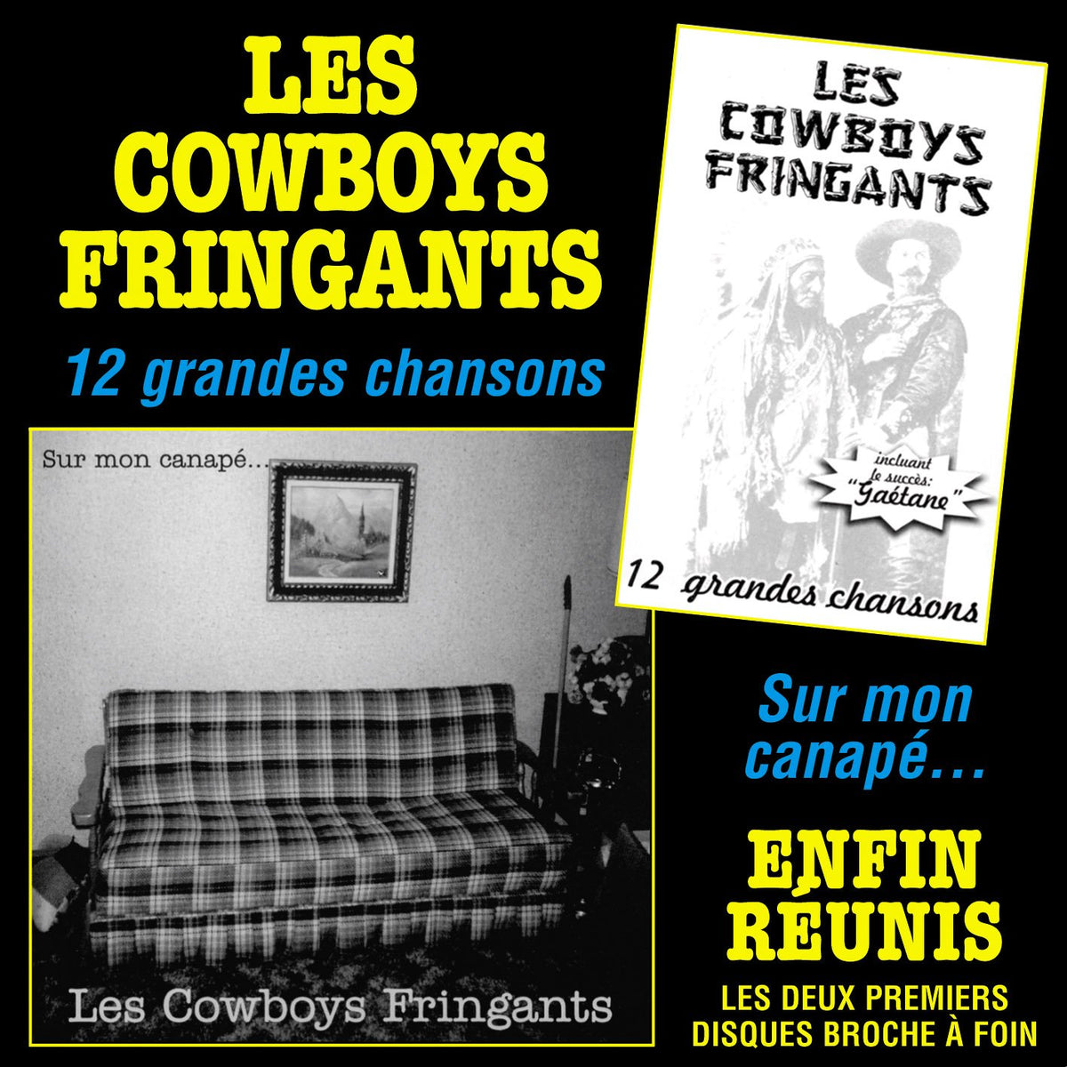 VINYLE – Les Cowboys Fringants – Enfin réunis: 12 grandes chansons et ...